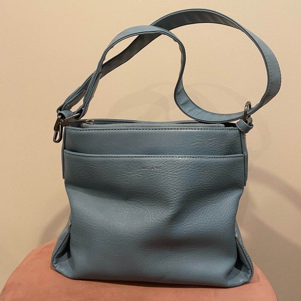 Matt & Nat Blue Small Jorja Hobo Bag